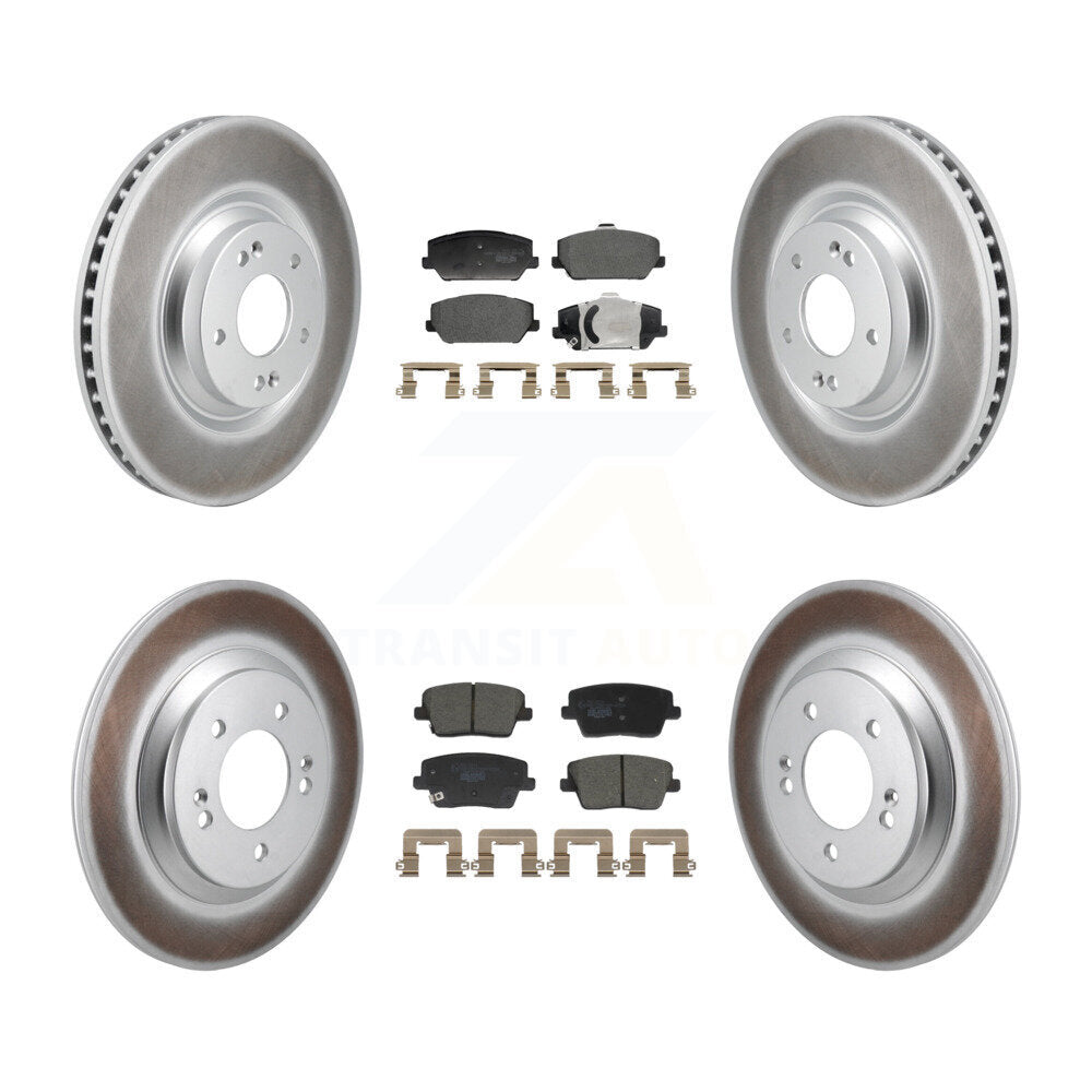 Transit Auto KGT-103422 Disc Brake Kit for 2019-2020 Hyundai Veloster N - Front and Rear