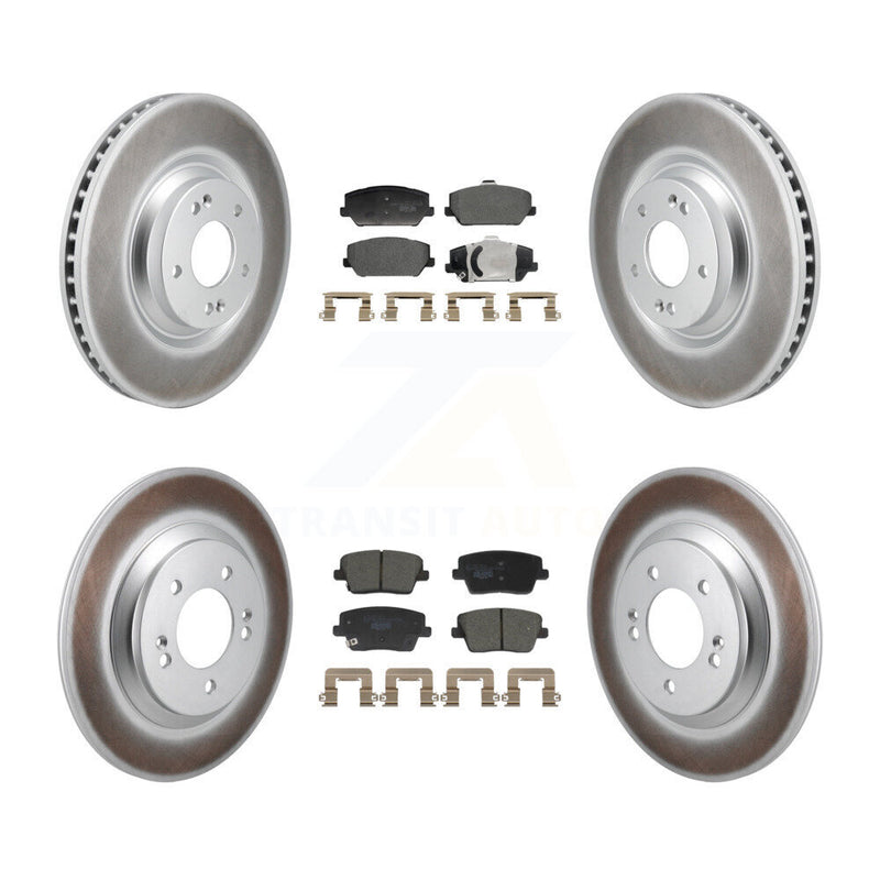 Transit Auto KGT-103422 Disc Brake Kit for 2019-2020 Hyundai Veloster N - Front and Rear