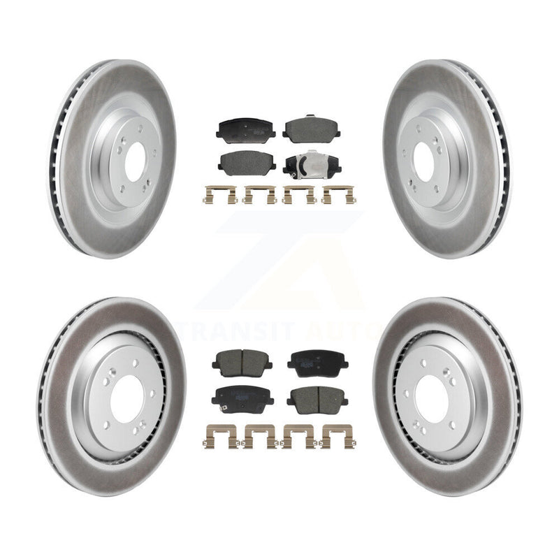 Transit Auto KGT-103423 Disc Brake Kit for 2019-2021 Hyundai Veloster N - Front and Rear