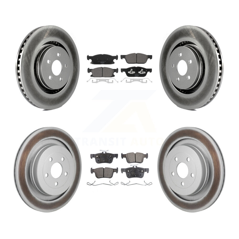 Transit Auto KGT-103427 Disc Brake Kit for 2019-2023 Lincoln Nautilus - Front and Rear