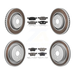 Transit Auto KGT-103428 Disc Brake Kit for 2019 Ford Edge - Front and Rear