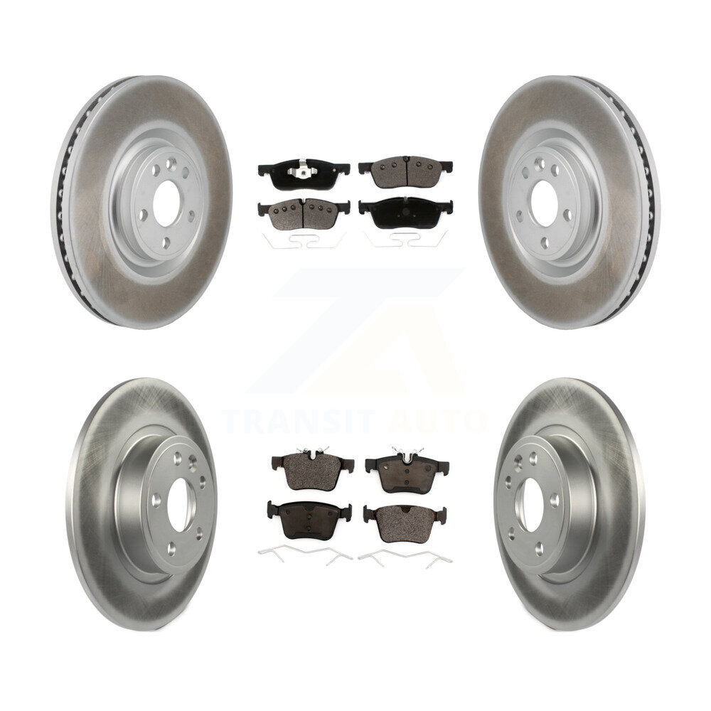 Transit Auto KGT-103432 Disc Brake Kit for 2016-2018 Jaguar E-Pace, Land Rover Discovery Sport - Front and Rear