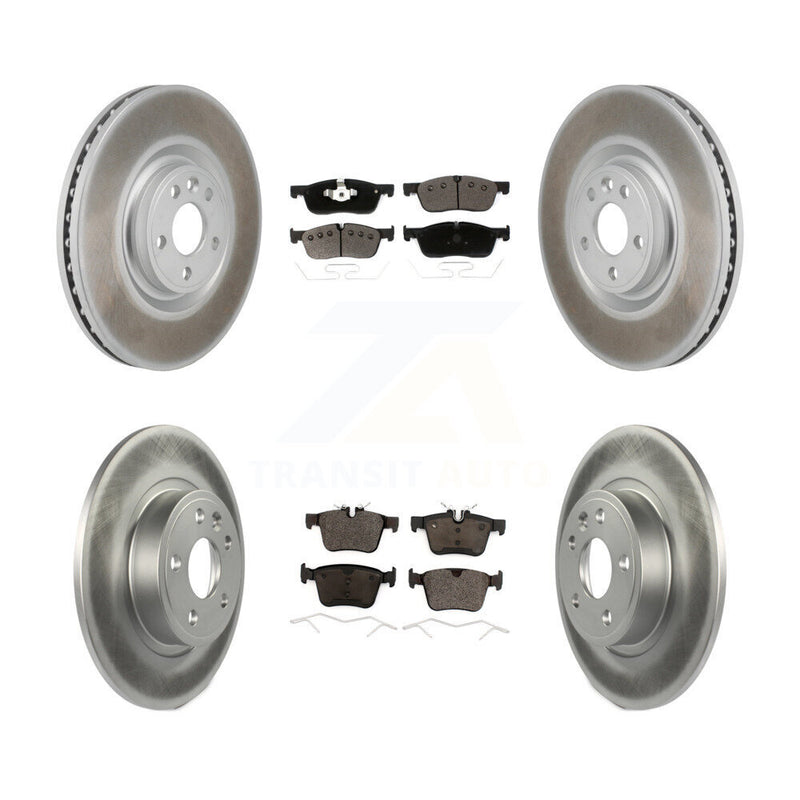 Transit Auto KGT-103432 Disc Brake Kit for 2016-2018 Jaguar E-Pace, Land Rover Discovery Sport - Front and Rear