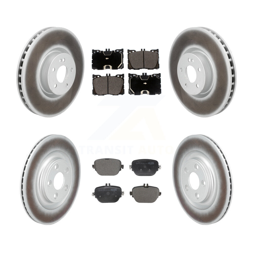 Transit Auto KGT-103433 Disc Brake Kit for 2017-2022 Mercedes-Benz E450, Mercedes-Benz E53 AMG and More - Front and Rear