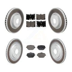 Transit Auto KGT-103433 Disc Brake Kit for 2017-2022 Mercedes-Benz E450, Mercedes-Benz E53 AMG and More - Front and Rear
