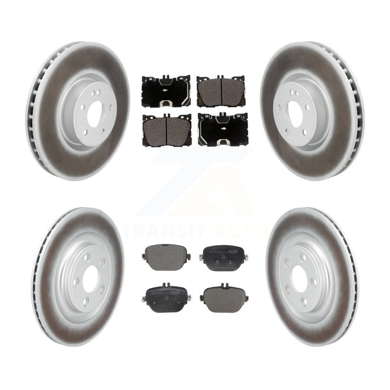 Transit Auto KGT-103433 Disc Brake Kit for 2017-2022 Mercedes-Benz E450, Mercedes-Benz E53 AMG and More - Front and Rear
