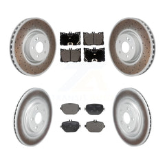 Transit Auto KGT-103434 Disc Brake Kit for 2017-2022 Mercedes-Benz E450, Mercedes-Benz E53 AMG and More - Front and Rear
