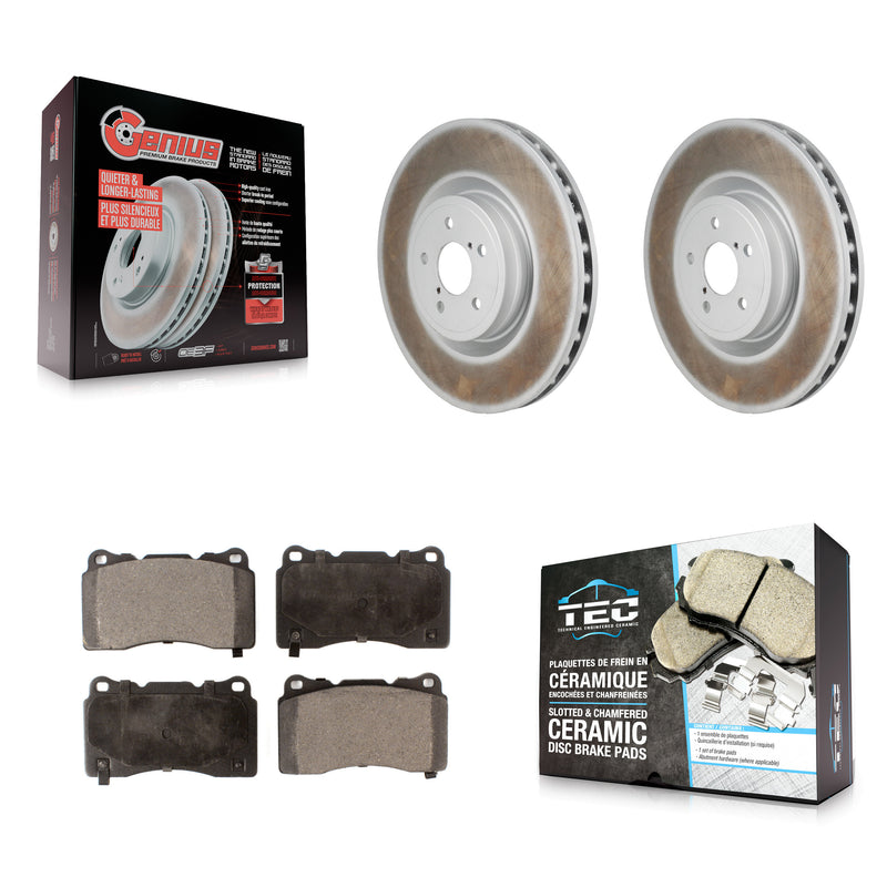 Transit Auto KGT-103437 Disc Brake Kit for 2004-2020 Toyota 86, Subaru BRZ, Subaru Impreza - Front