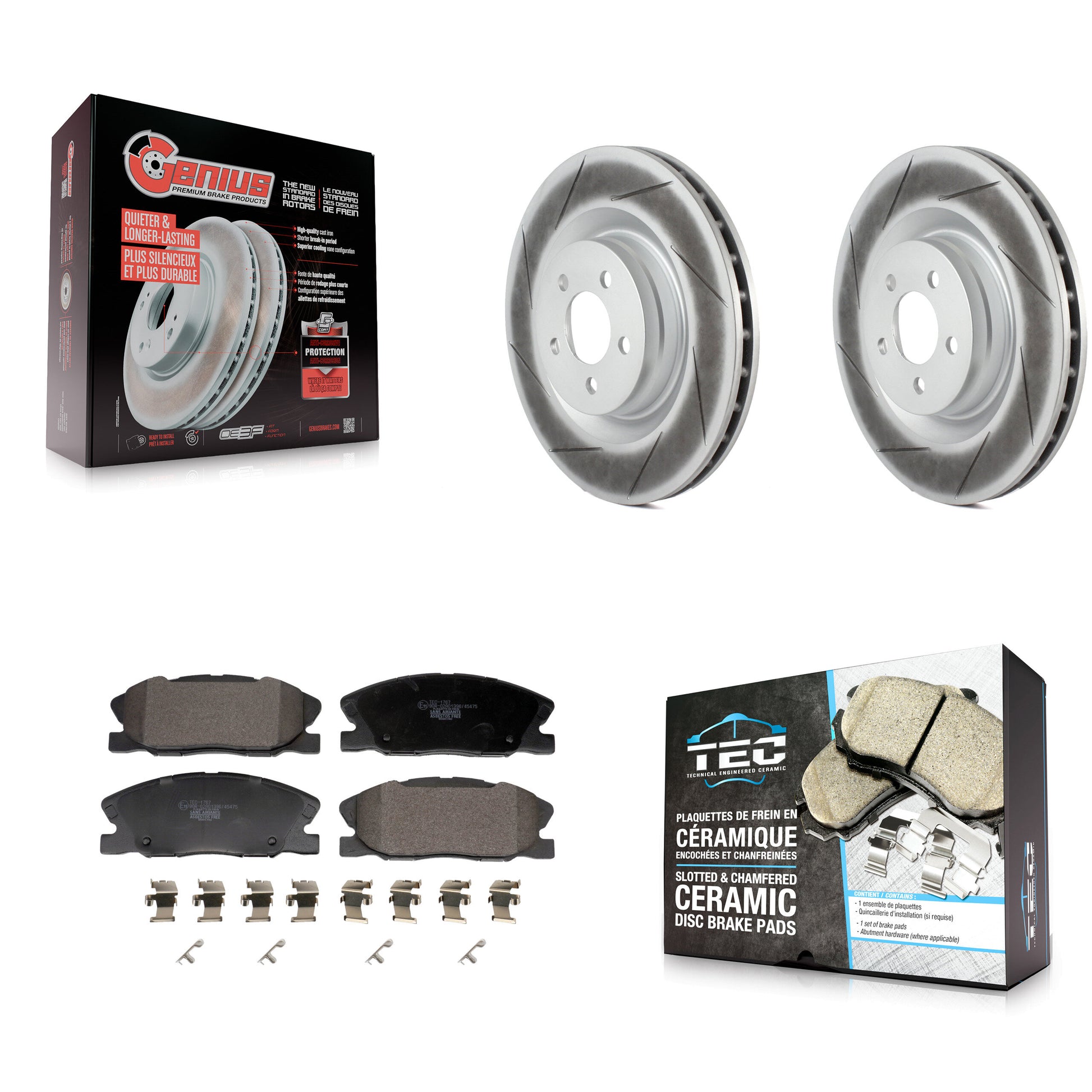 Transit Auto KGT-103439 Disc Brake Kit for 2014-2021 Dodge Charger - Front