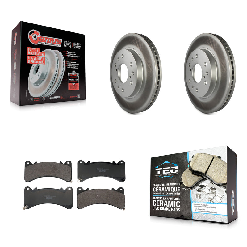Transit Auto KGT-103444 Disc Brake Kit for 2014-2020 Chevrolet Suburban, Cadillac Escalade and More - Front