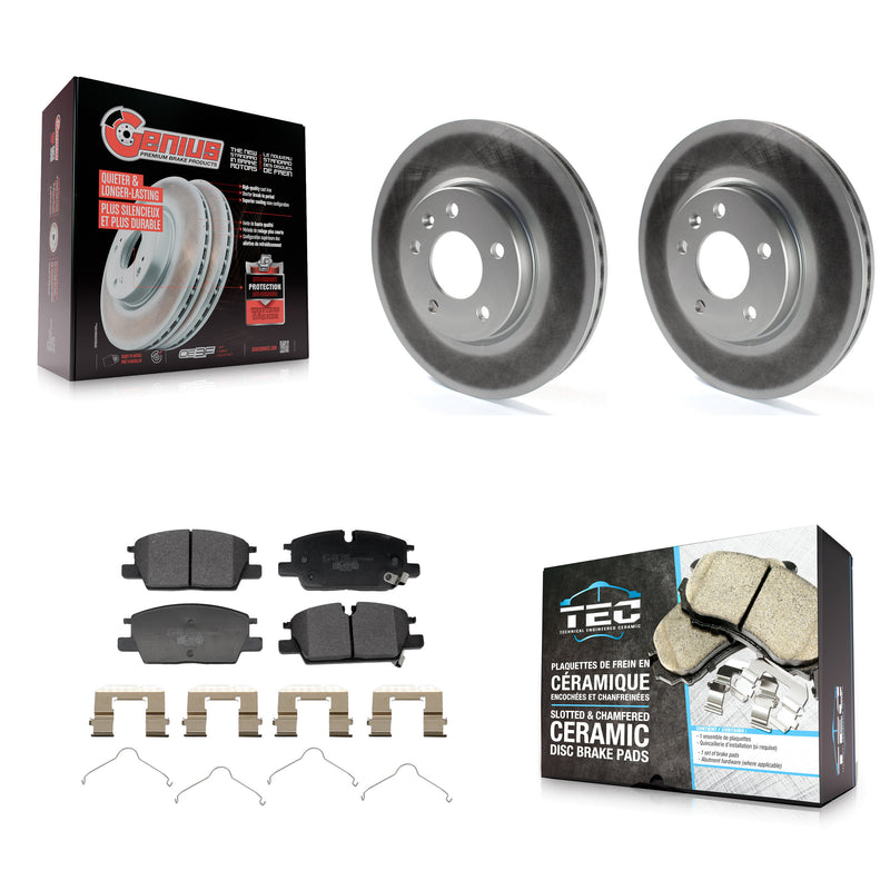 Transit Auto KGT-103448 Disc Brake Kit for 2020-2024 Buick Envista, Chevrolet Equinox and More - Front