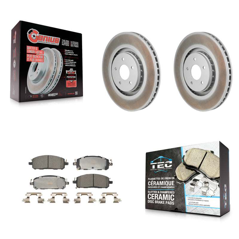 Transit Auto KGT-103454 Disc Brake Kit for 2022-2023 Nissan ARIYA, INFINITI QX60 and More - Front