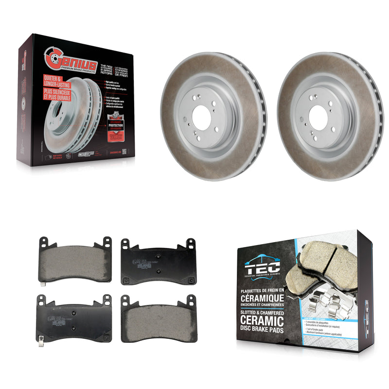 Transit Auto KGT-103455 Disc Brake Kit for 2021-2023 Acura MDX, Acura TLX - Front