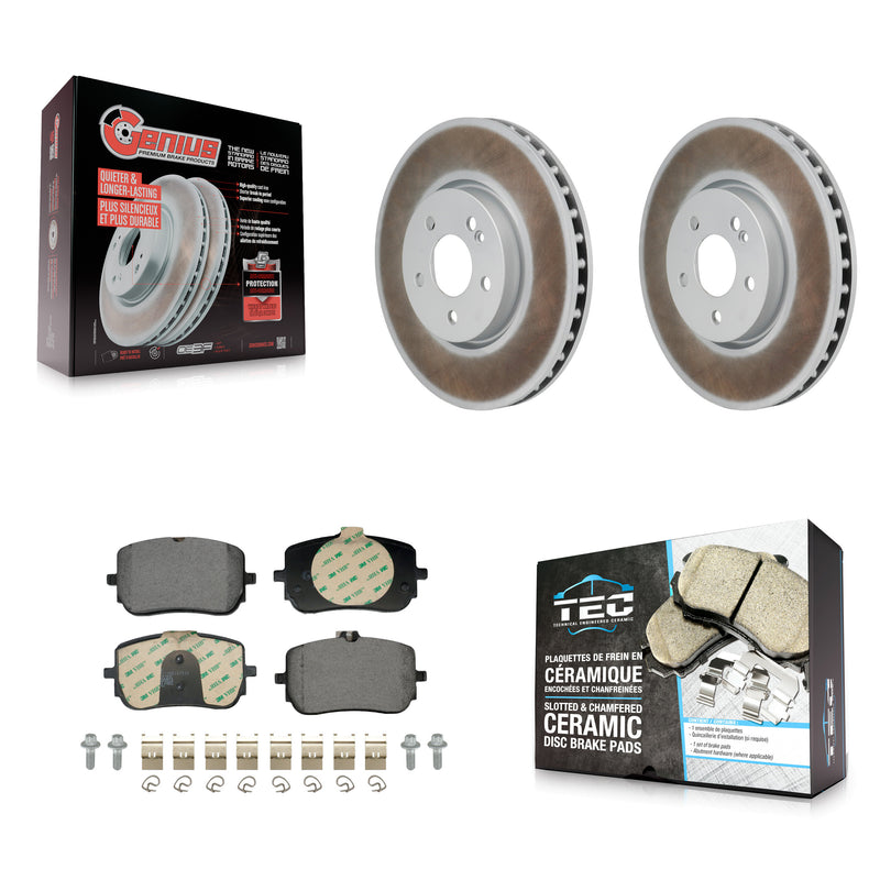 Transit Auto KGT-103462 Disc Brake Kit for 2019-2023 Mercedes-Benz CLA250, Mercedes-Benz A220 - Front