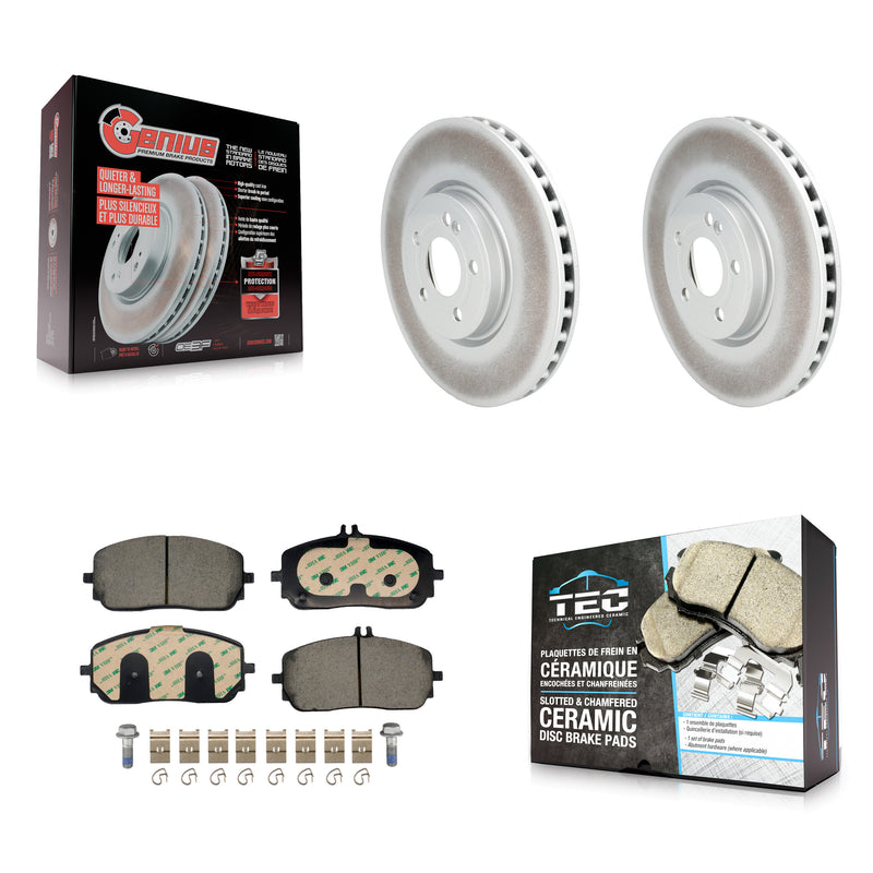 Transit Auto KGT-103463 Disc Brake Kit for 2019-2023 Mercedes-Benz EQB 300, Mercedes-Benz EQB 350 and More - Front