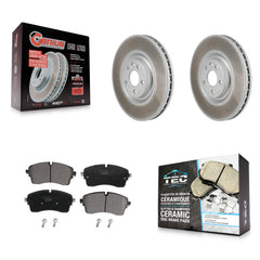 Transit Auto KGT-103464 Disc Brake Kit for 2016-2020 Jaguar E-Pace, Land Rover Range Rover Evoque - Front