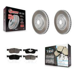 Transit Auto KGT-103465 Disc Brake Kit for 2016-2018 Jaguar E-Pace, Land Rover Discovery Sport - Front