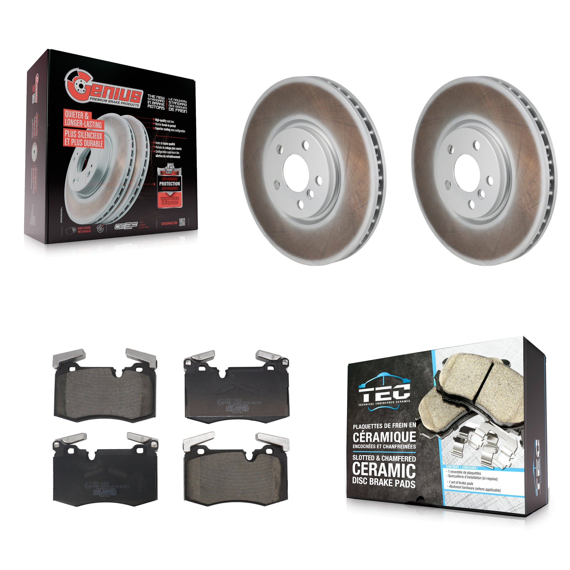 Transit Auto KGT-103469 Disc Brake Kit for 2016 Mini Cooper - Front