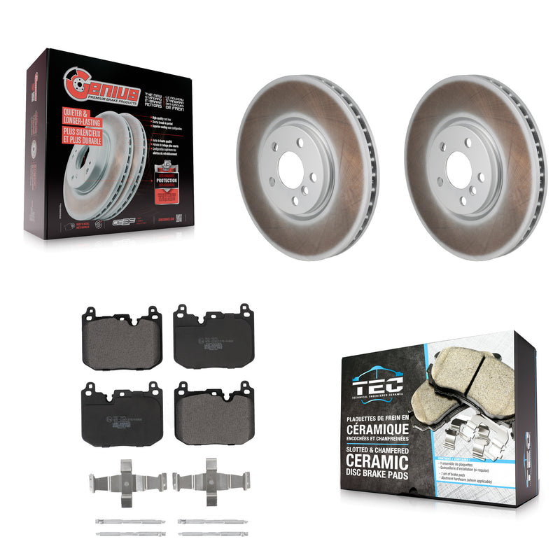 Transit Auto KGT-103470 Disc Brake Kit for 2017-2020 Mini Cooper Countryman, Mini Cooper, Mini Cooper Clubman - Front