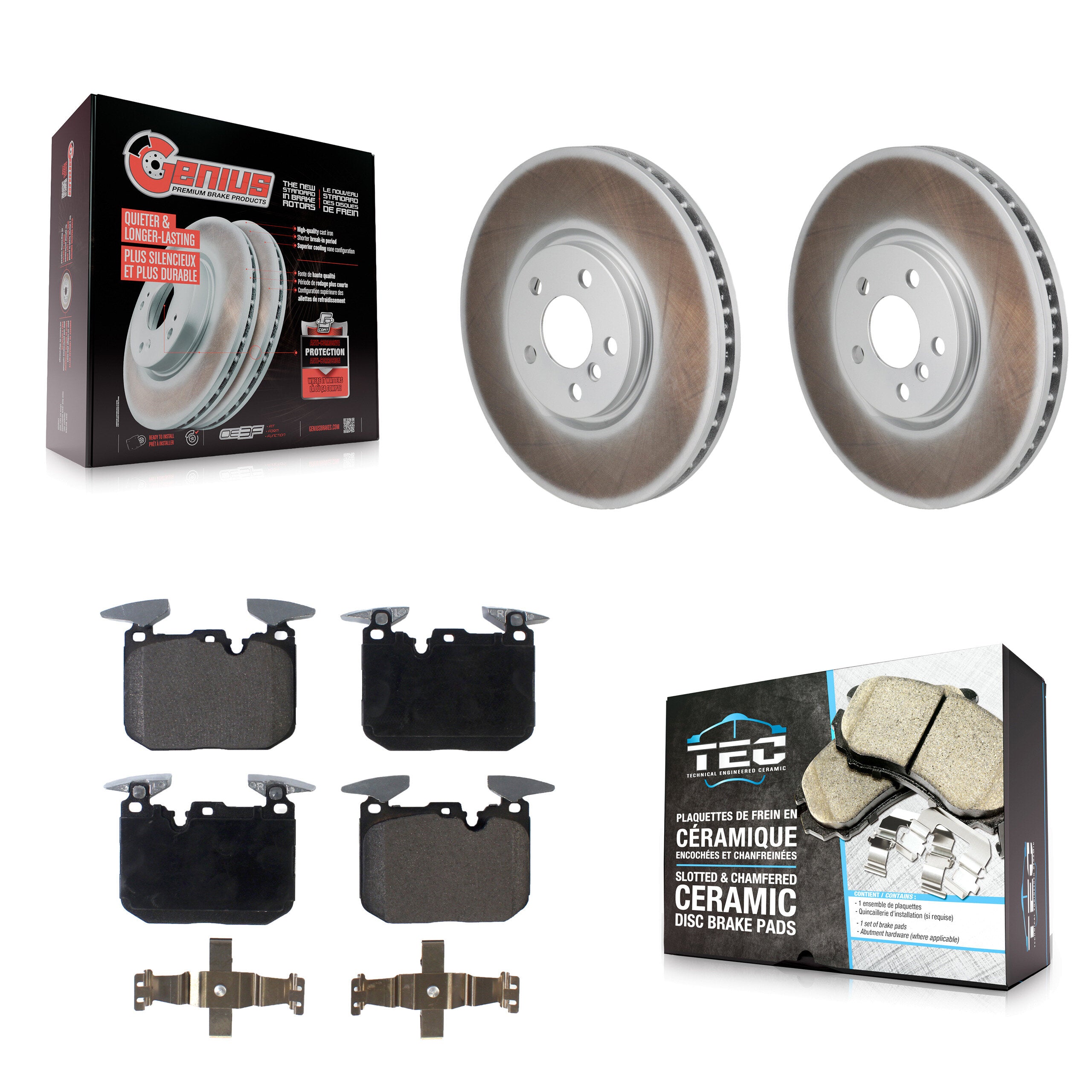 Transit Auto KGT-103471 Disc Brake Kit for 2020-2022 Mini Cooper - Front