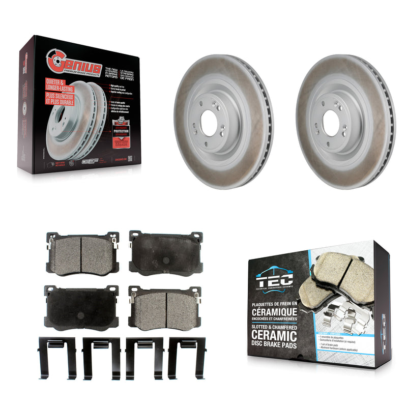 Transit Auto KGT-103473 Disc Brake Kit for 2015-2017 Genesis G80, Hyundai Genesis - Front