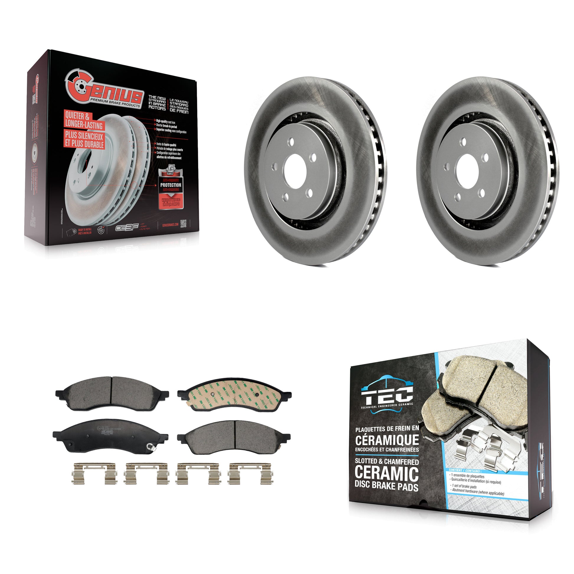 Transit Auto KGT-103480 Disc Brake Kit for 2022-2023 Lincoln Nautilus - Front
