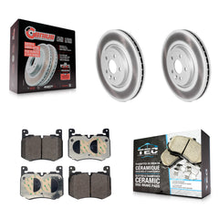 Transit Auto KGT-103482 Disc Brake Kit for 2017-2019 Jaguar F-Pace - Front
