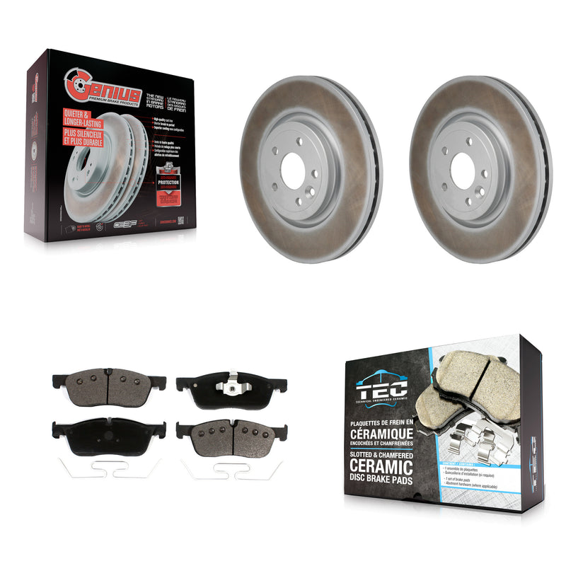 Transit Auto KGT-103485 Disc Brake Kit for 2017-2024 Jaguar XE, Jaguar XF - Front