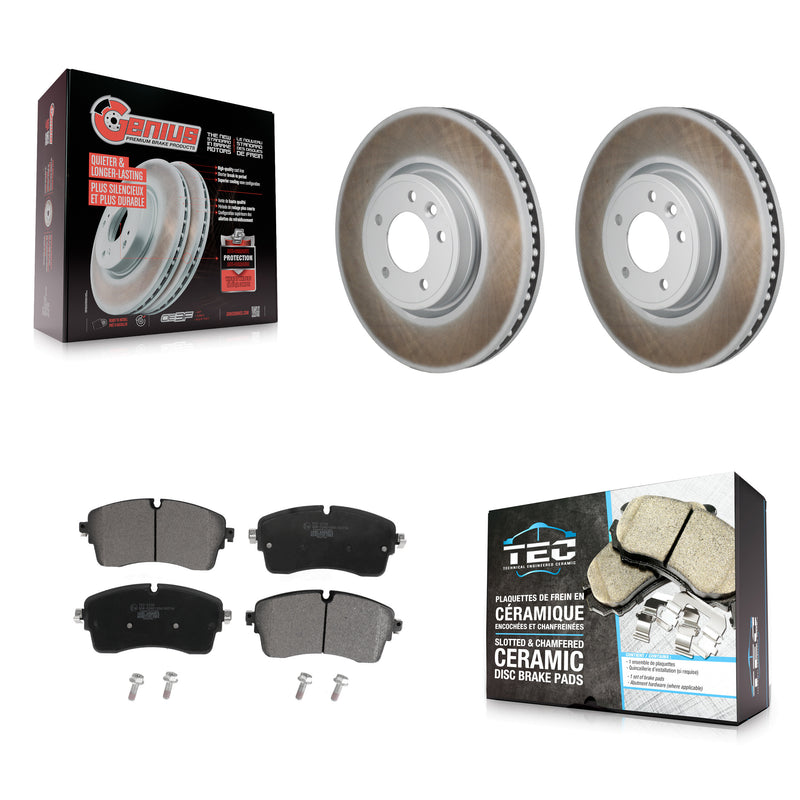 Transit Auto KGT-103490 Disc Brake Kit for 2018-2020 Land Rover Discovery, Land Rover Range Rover - Front