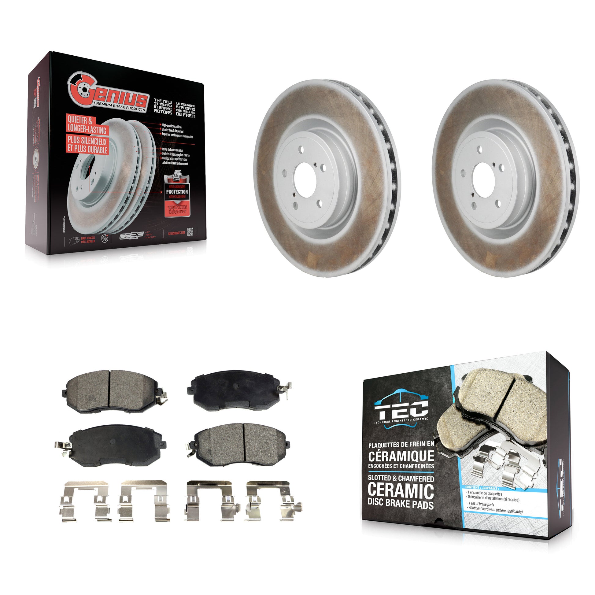 Transit Auto KGT-103493 Disc Brake Kit for 2019 Toyota 86 - Front