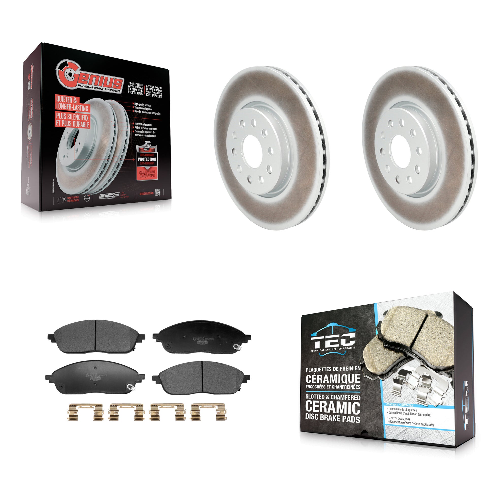 Transit Auto KGT-103496 Disc Brake Kit for 2021-2023 Jeep Grand Cherokee L - Front