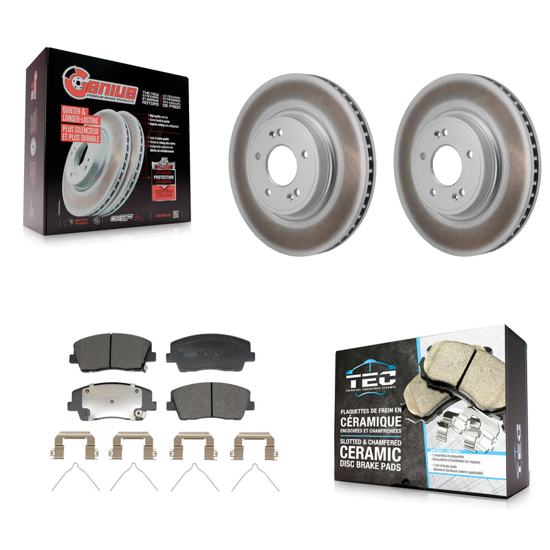 Transit Auto KGT-103499 Disc Brake Kit for 2018-2023 Genesis G70, Kia Stinger - Front