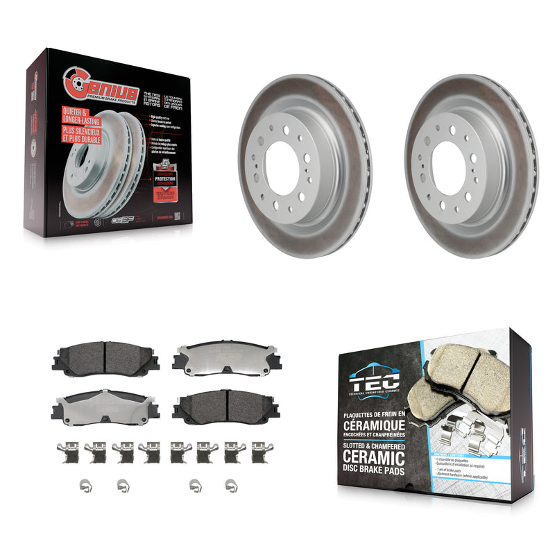 Transit Auto KGT-103524 Disc Brake Kit for 2022-2024 Toyota Sequoia, Lexus LX600, Toyota Tundra - Rear