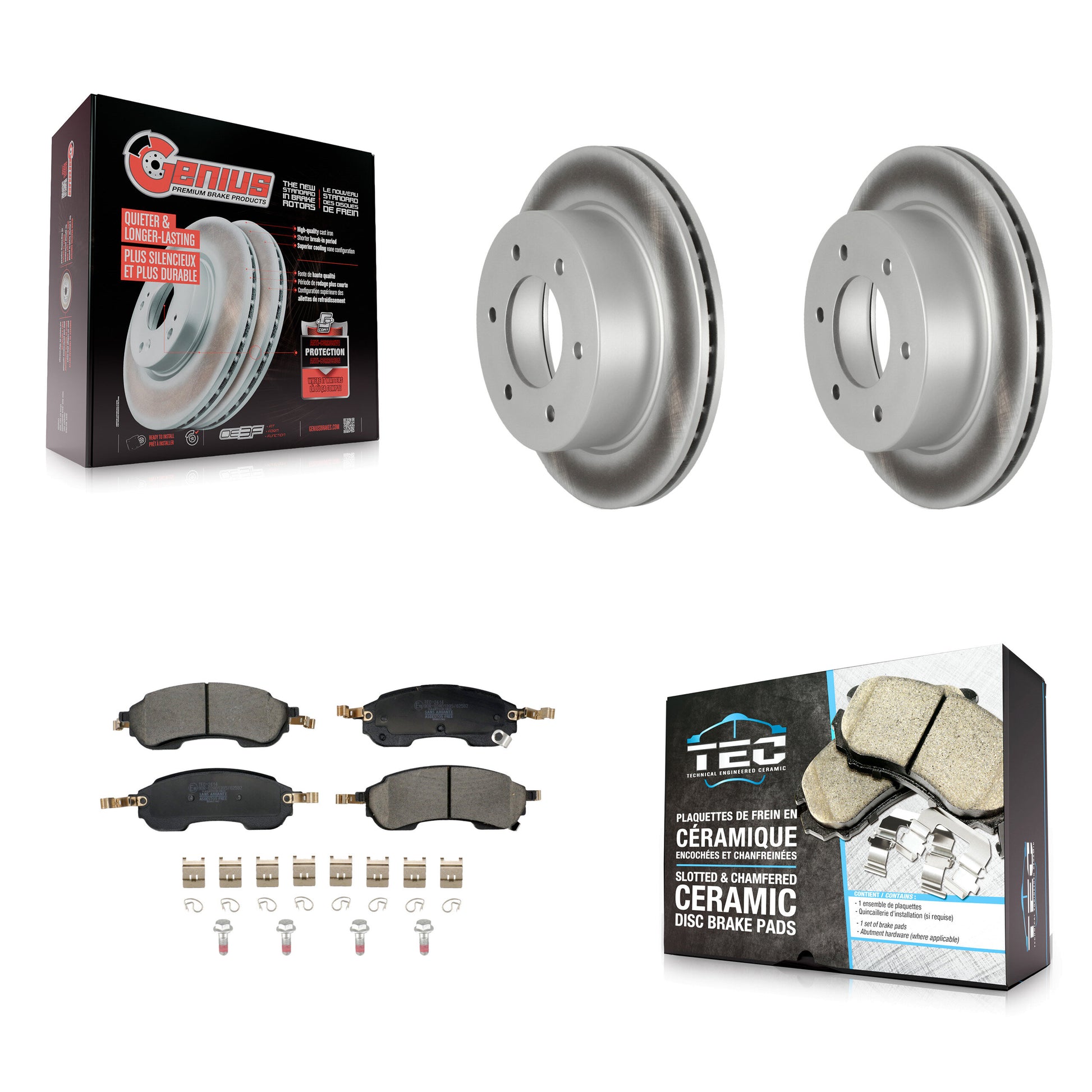 Transit Auto KGT-103525 Disc Brake Kit for 2021-2023 Ford Bronco - Rear