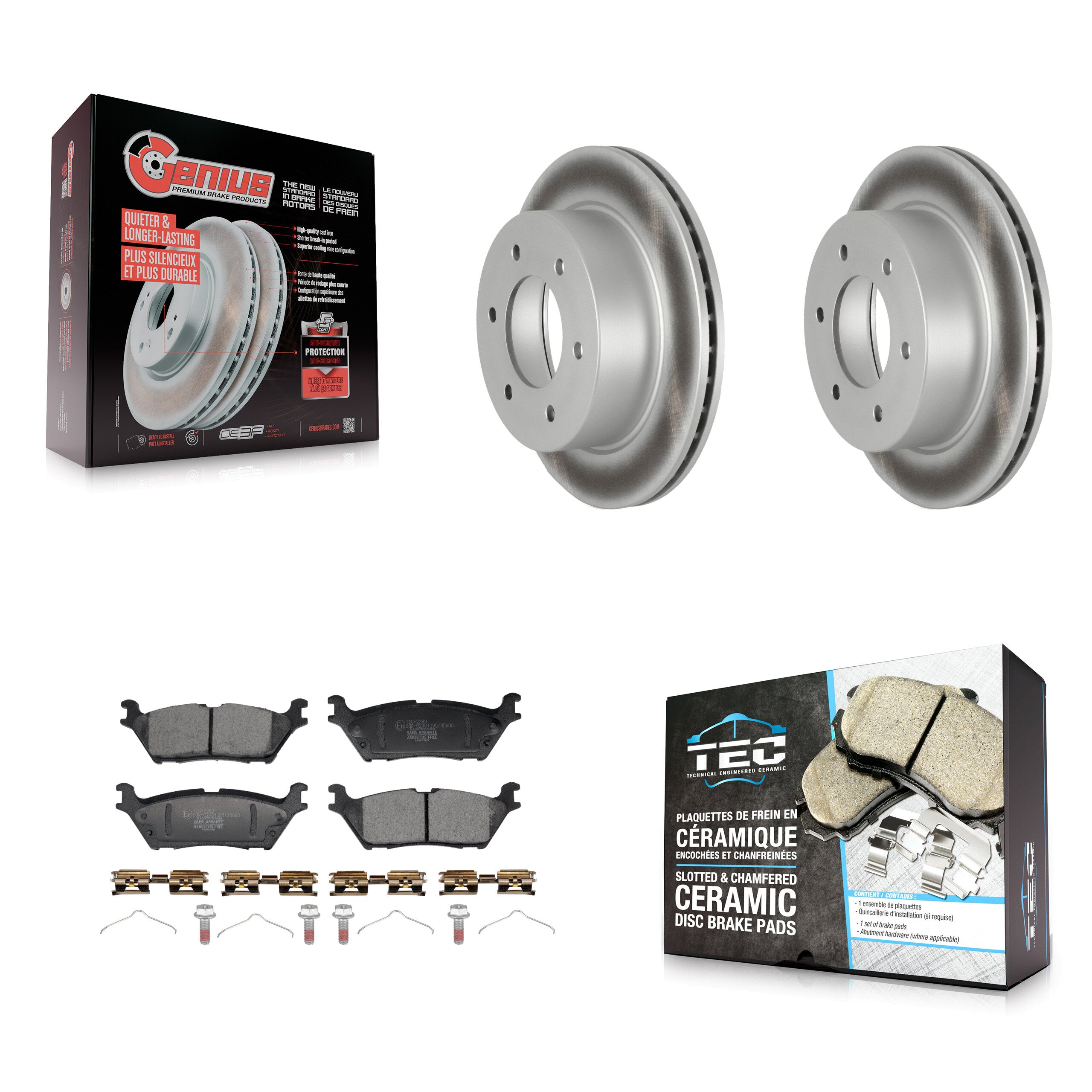 Transit Auto KGT-103526 Disc Brake Kit for 2022-2023 Ford Bronco - Rear