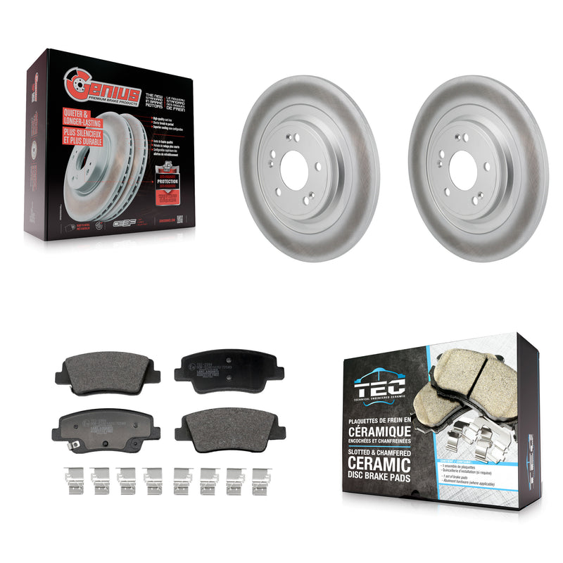 Transit Auto KGT-103530 Disc Brake Kit for 2021-2023 Genesis GV60, Hyundai Ioniq 6 and More - Rear