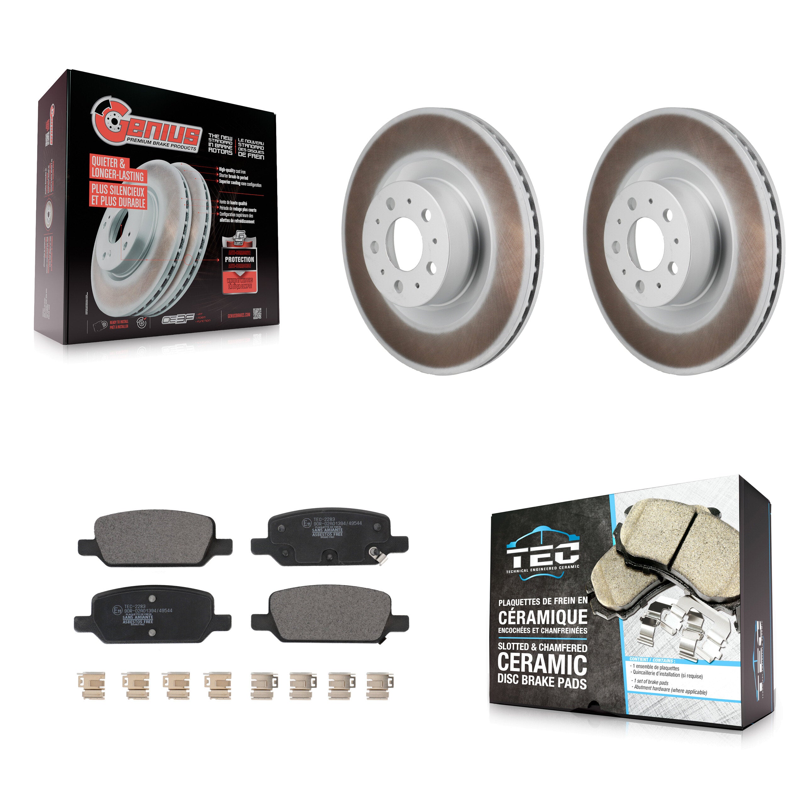 Transit Auto KGT-103531 Disc Brake Kit for 2020-2022 Tesla Y - Rear
