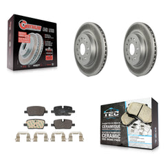 Transit Auto KGT-103544 Disc Brake Kit for 2020-2025 Chevrolet Equinox EV, Cadillac XT5 and More - Rear