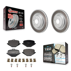 Transit Auto KGT-103551 Disc Brake Kit for 2021 Mercedes-Benz GLE63 AMG S - Rear