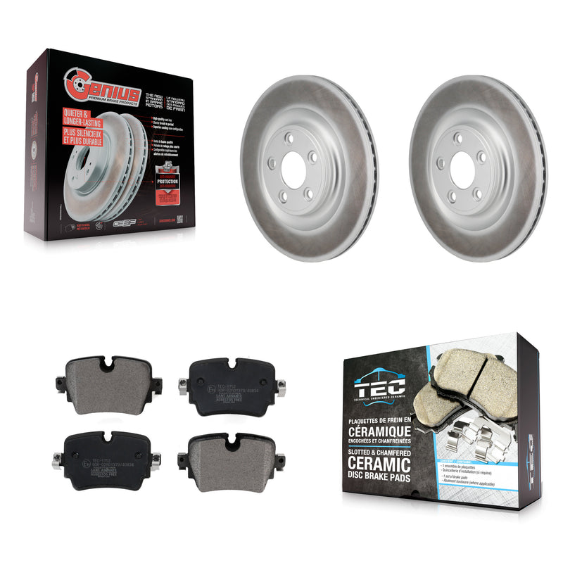 Transit Auto KGT-103559 Disc Brake Kit for 2014-2021 Jaguar XJ, Jaguar F-Type - Rear