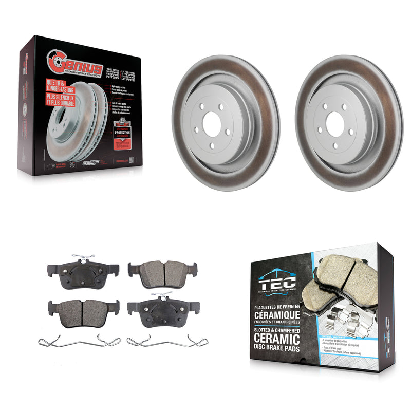 Transit Auto KGT-103562 Disc Brake Kit for 2019-2023 Ford Edge, Lincoln Nautilus - Rear