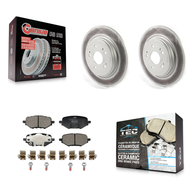 Transit Auto KGT-103567 Disc Brake Kit for 2017-2024 Honda HR-V, Honda Clarity - Rear
