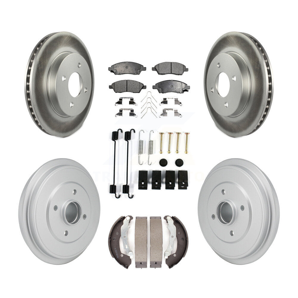 Transit Auto KGT-103585 Disc Brake Kit for 2012-2019 Nissan Micra, Nissan Versa, Nissan Versa Note - Front and Rear