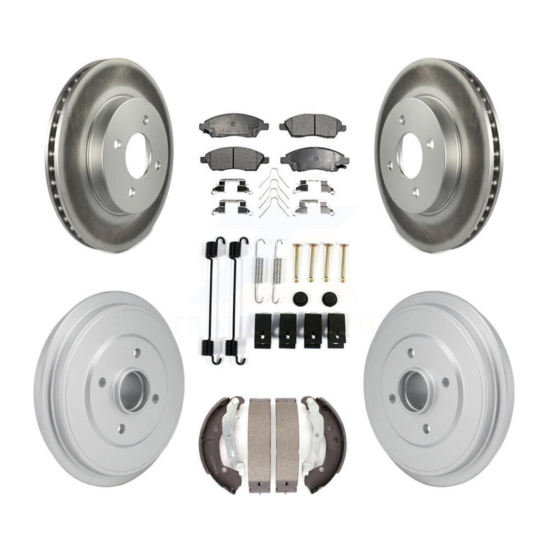 Transit Auto KGT-103585 Disc Brake Kit for 2012-2019 Nissan Micra, Nissan Versa, Nissan Versa Note - Front and Rear