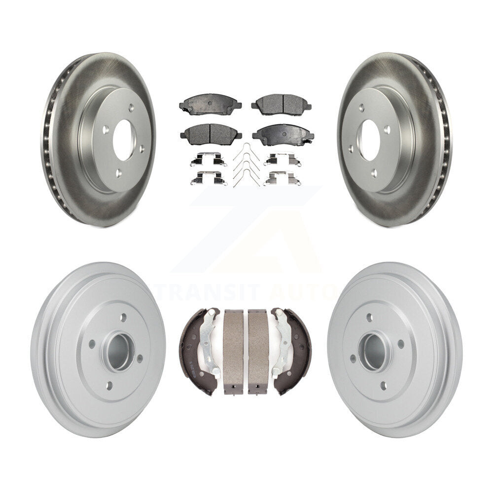 Transit Auto KGT-103588 Disc Brake Kit for 2012-2019 Nissan Micra, Nissan Versa, Nissan Versa Note - Front and Rear
