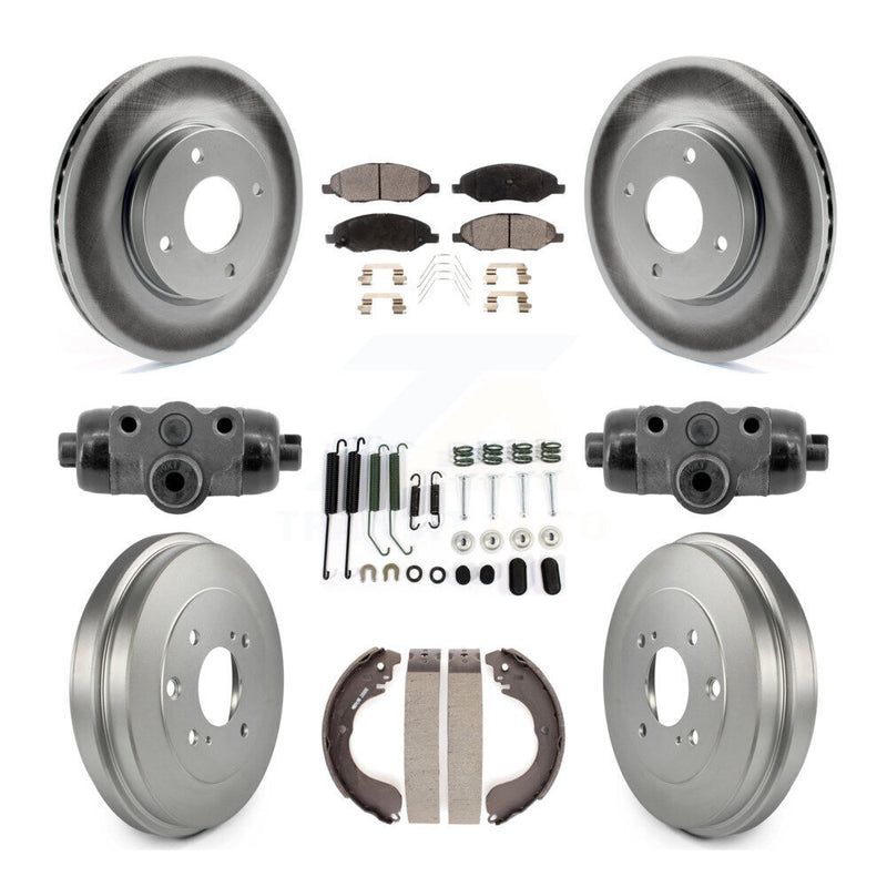 Transit Auto KGT-103600 Disc Brake Kit for 2008 Nissan Versa - Front and Rear
