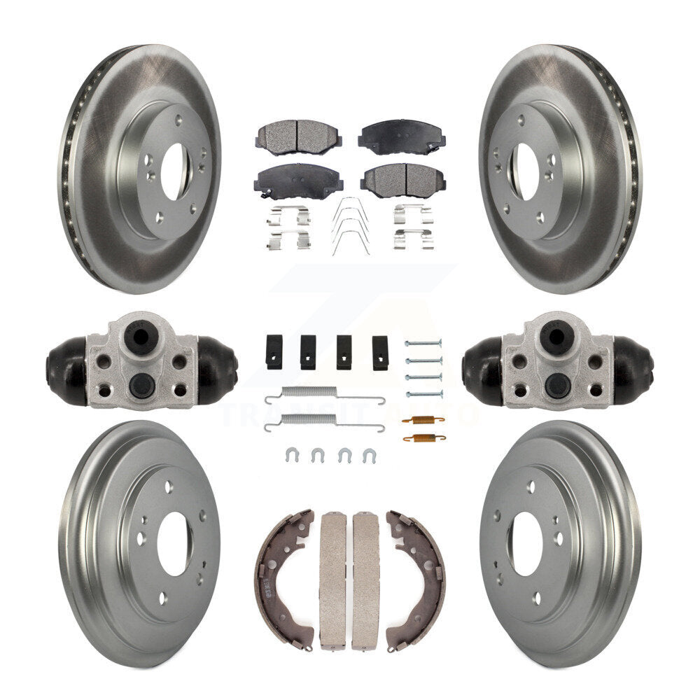 Transit Auto KGT-103602 Disc Brake Kit for 2013-2015 Honda Civic - Front and Rear