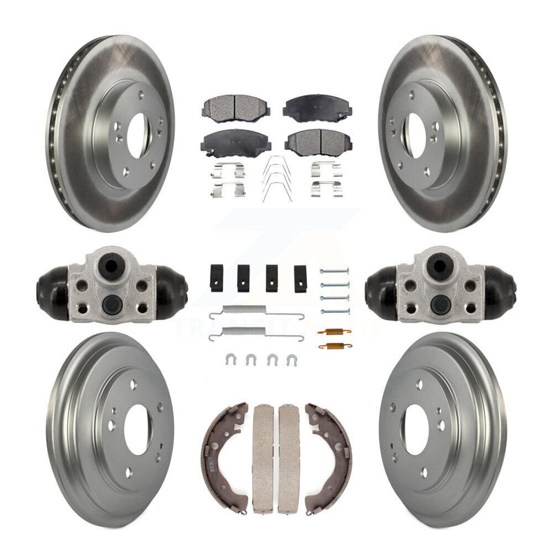 Transit Auto KGT-103602 Disc Brake Kit for 2013-2015 Honda Civic - Front and Rear