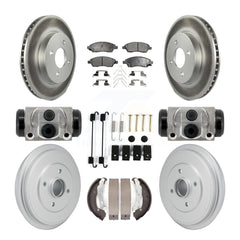 Transit Auto KGT-103604 Disc Brake Kit for 2012-2019 Nissan Micra, Nissan Versa, Nissan Versa Note - Front and Rear