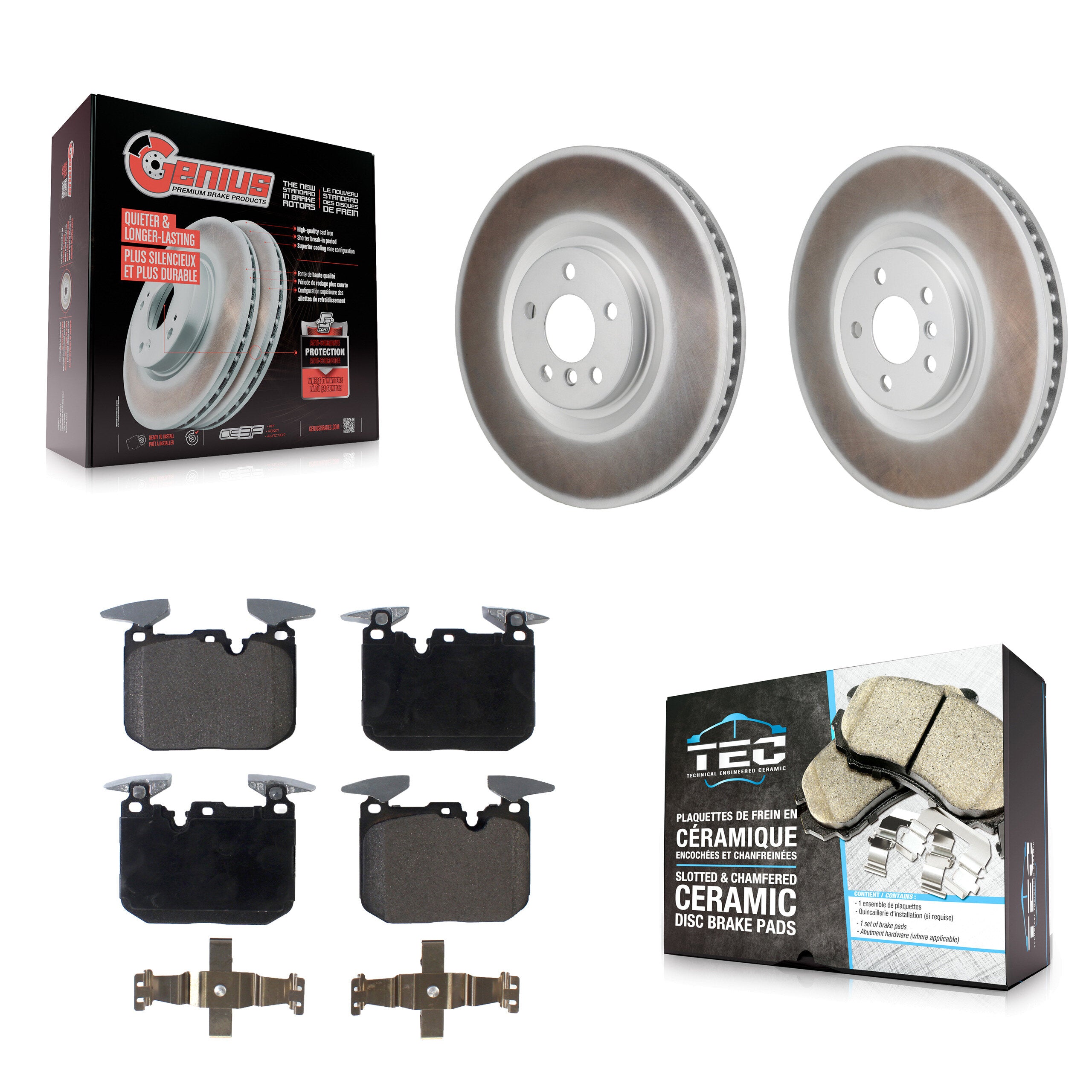 Transit Auto KGT-103616 Disc Brake Kit for 2021 Mini Cooper - Front